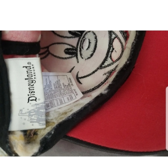 Disneyland Minnie Mouse Ears Red White Polka Dot Kids Hat Cap Disney - Picture 3 of 4